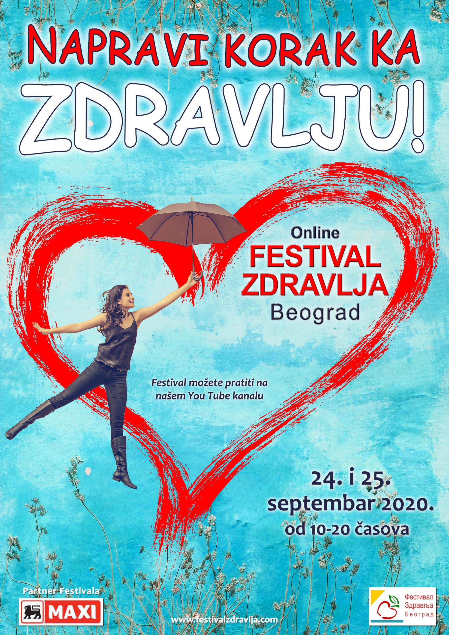 21. Festival zdravlja Beograd u online format  ,,Napravi korak ka zdravlju”